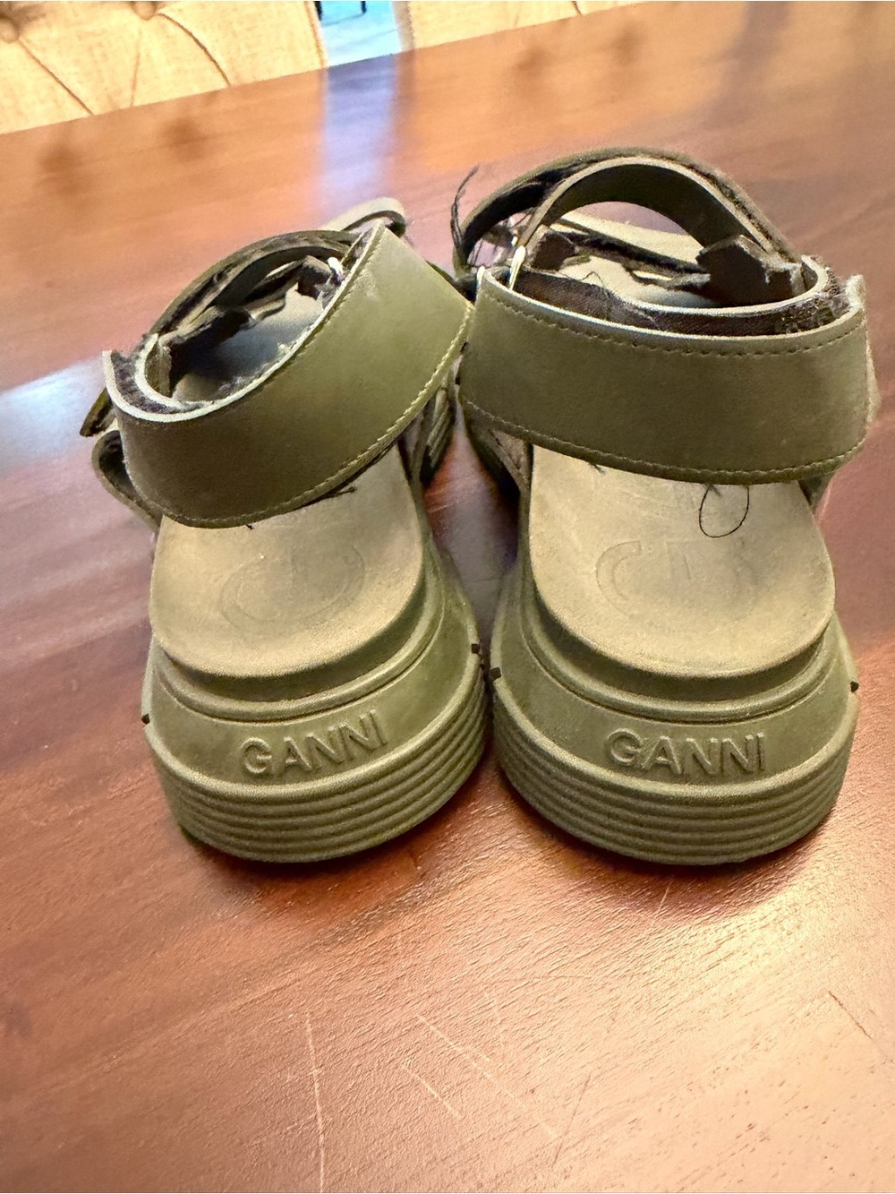 GANNI Recycled Rubber Sandals Kalamata - Picture 7 of 8